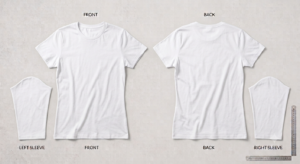 mockup de mujer blanco