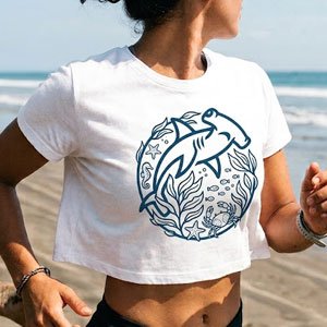 Croptops Impresion DTF